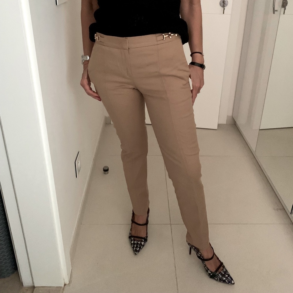 Massimo Dutti Beige Pants